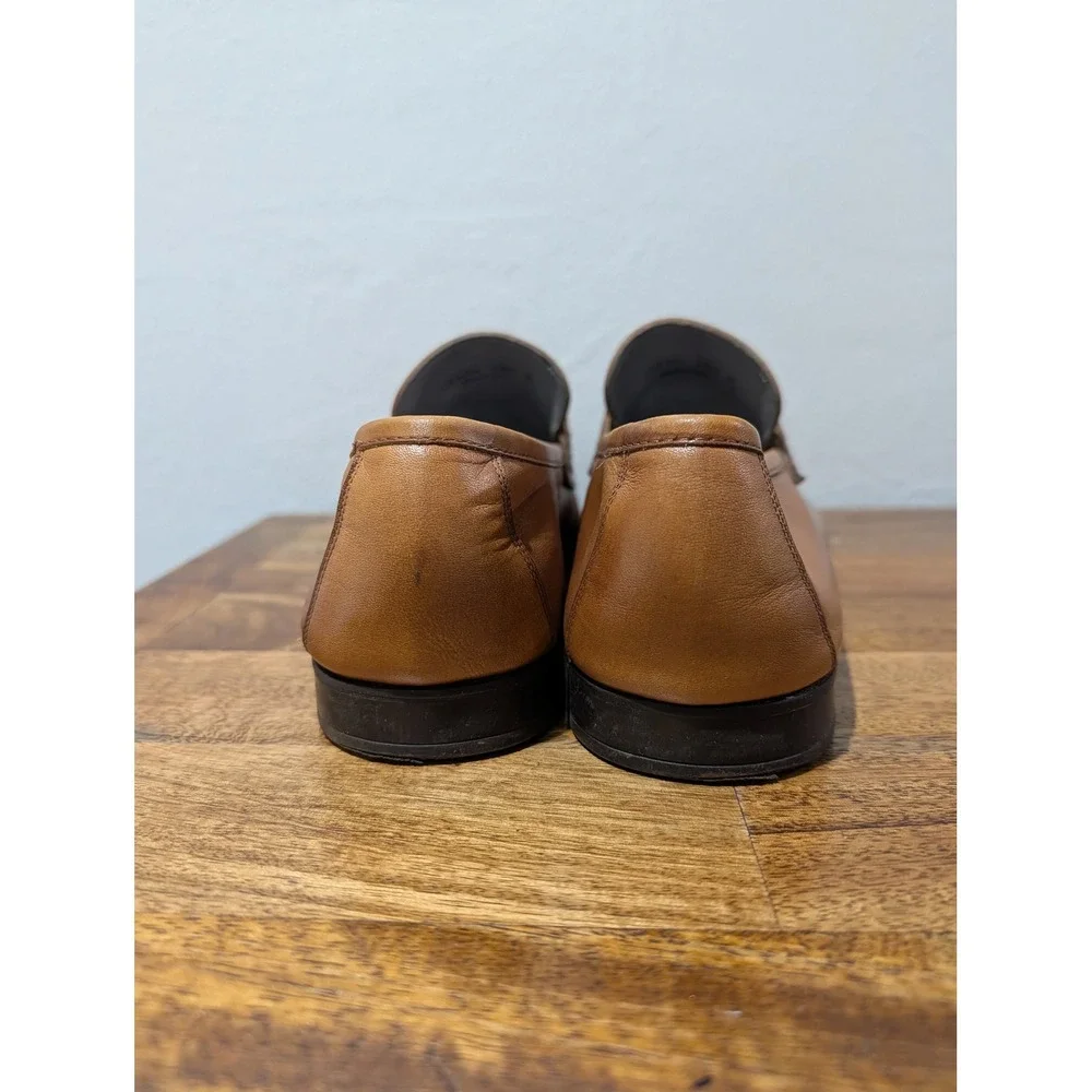 Magnanni Tazon Metal Bit‎ Loafer, Cognac Leather, Men's 10.5 M, MSRP $395